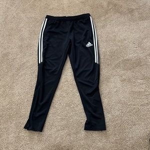 Black adidas joggers